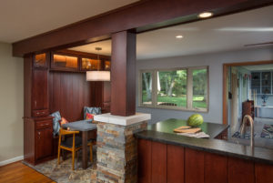 Kitchen Wood Stain Nook