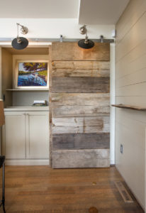 Contemporary Home Remodel Wood Slider