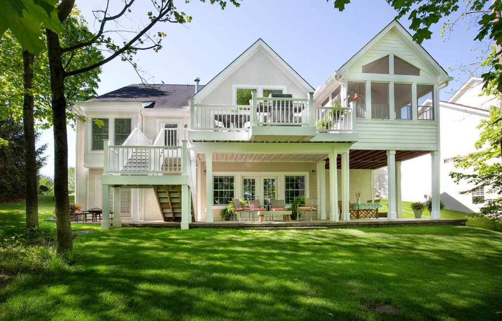 Outdoor Living deck and patio stairs external view Westerville