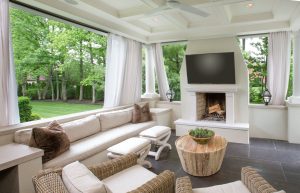 Addition white lounge Upper Arlington Ohio Addition white lounge Upper Arlington Ohio
