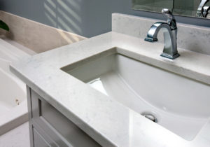 Bathroom remodel Dublin square sink