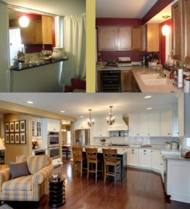 Before and After whole House Remodel Upper Arlington by The Cleary Company