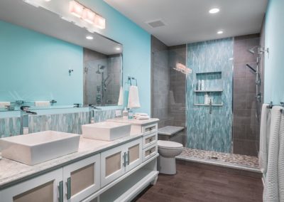 blue painted bath giving ideas for top bathroom paint colors for 2021