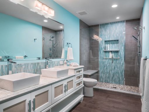 blue painted bath giving ideas for top bathroom paint colors for 2021