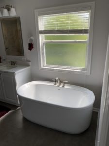 Remodeled Bathroom tub