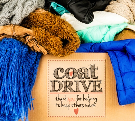 Collecting Winter Coats, Hats, Scarves & Blankets